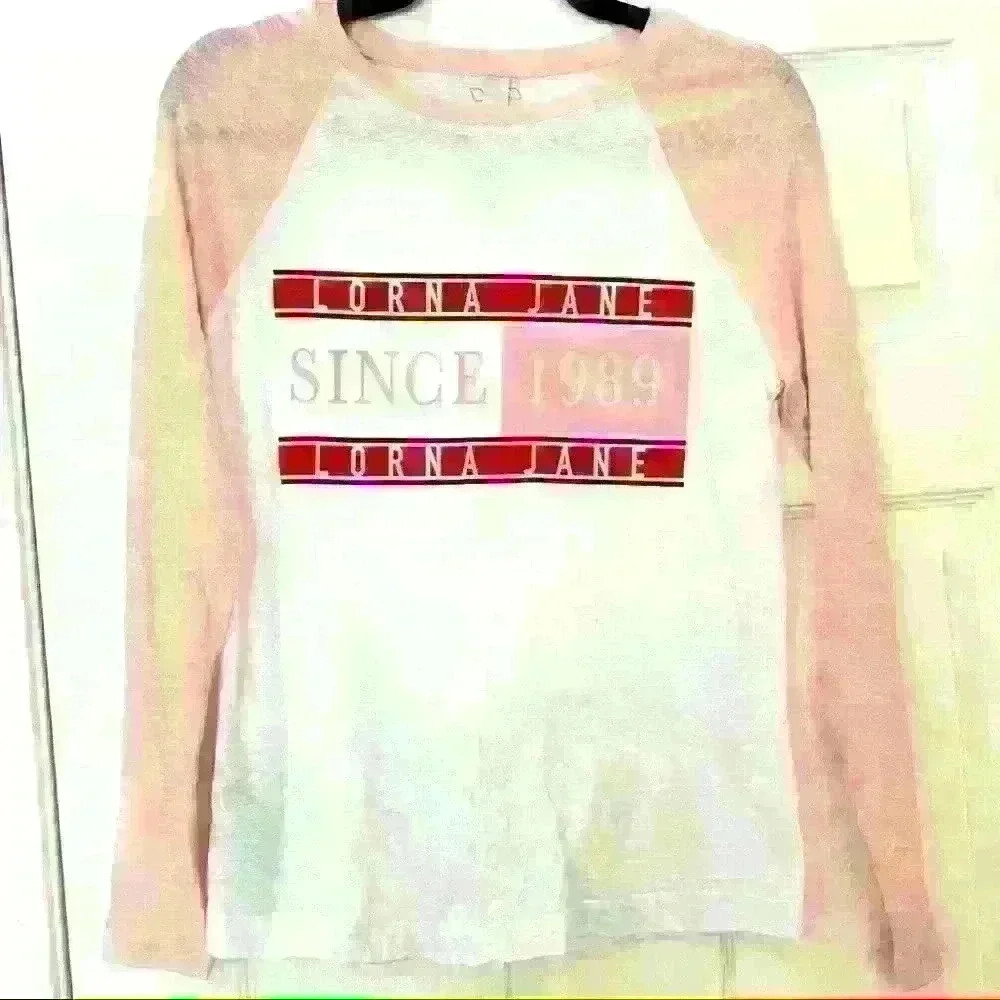 Lorna Jane Raglan 3/4 Sleeve baseball T shirt